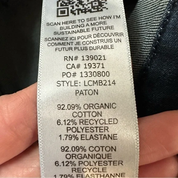 Frame Le Crop Mini Boot Women's Mid-Rise Medium/Dark Wash Denim Size 26 GUC - Picture 6 of 7